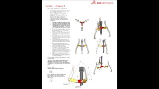 Solidworks CSWA Exam Practice  ASSEMBLY  Section J  4 [upl. by Derek]