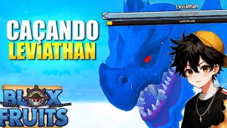 Caçando Leviathan E Farmando Pra Proxima Atualização Do Blox Fruits [upl. by Lais]