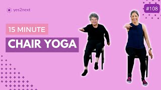 Chair Yoga for Seniors Beginners [upl. by Mcwilliams337]