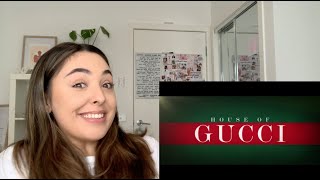 HOUSE OF GUCCI TRAILER REACTION Lady Gaga Adam Driver Jared Leto [upl. by Lesh96]