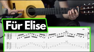 The Beautiful Für Elise on Classical Guitar [upl. by Nwahs]