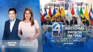 Noticiero de Ecuador Emisión Matinal 13112024 [upl. by Ihskaneem]