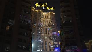 Diwali in Noida  Happy Diwali ✨ World Diary shorts diwali [upl. by Nael]