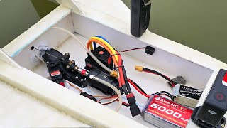 How to make Jet Turbo RC Boat using TFL Jet Thruster Brushless Motor [upl. by Airehtfele]