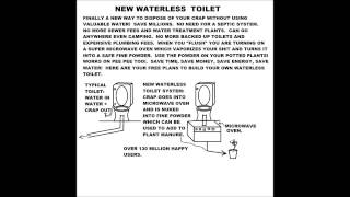 NEW FREE WATERLESS TOILET PLANS [upl. by Taima]