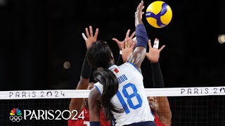 Italy womens volleyball puts the clamps on Dominican Republic  Paris Olympics  NBC Sports [upl. by Pang]