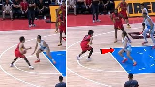 Terrence Romeo turns Kyrie Irving w killer crossover on Ricci Rivero [upl. by Yanahc]