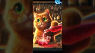 Jadu wali machhali cartoon video Sher cat cartoon meow [upl. by Nnauol694]