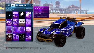 New Rocket League quotTwinzerquot Car Showcased with 14 Mystery Decals [upl. by Manard853]