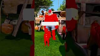 GTA V RED HULK GIFTS HIS BABY MONSTER TRUCK shorts hulk gta5 [upl. by Harriett]