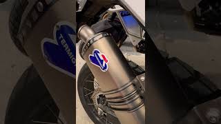 Termignoni Titanium Exhaust Sound 🔊Africa Twin 2024 [upl. by Safir505]