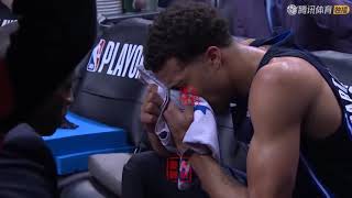 Michael Carter Williams Tries To Fights Refs After Breaking His Nose By Kyle LowryScary Bleeding [upl. by Jonis]