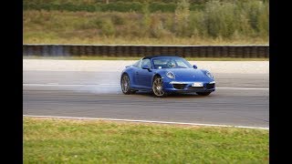 Porsche 911 Targa 4S 991  Franciacorta  Drift [upl. by Ecnadnak]