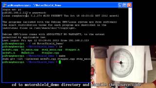 Embedded Pi RasPi Mode Demo Control the Step Motor [upl. by Cardinal542]