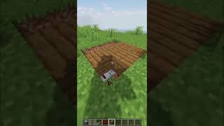 Minecraft How to build a Hidden Door easy [upl. by Lower258]