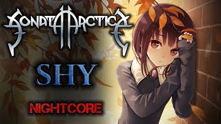 Female Cover SONATA ARCTICA – Shy NIGHTCORE by ANAHATA  Lyrics [upl. by Ille719]