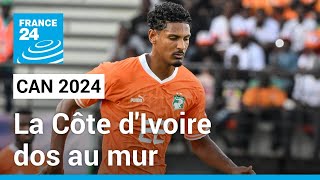 CAN 2024  La Côte dIvoire dos au mur avant son match face à la GuinéeÉquatoriale [upl. by Yasdnyl]