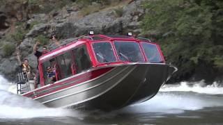 Bohnenkamps Whitewater Customs BWC Boat running rapids [upl. by Aitnis]