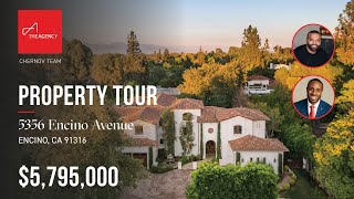 Property Tour  5356 Encino Avenue Encino [upl. by Haff869]