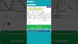 Sampler Quantizer Encoder in ADC MCQ ECE [upl. by Leroi]