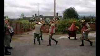 Crowds watch horn dance in Abbots Bromley [upl. by Eat349]