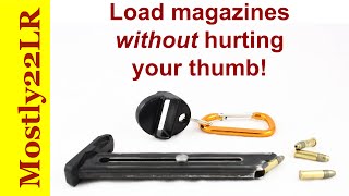 Quickly load 22LR magazines without hurting your thumb [upl. by Sucy]