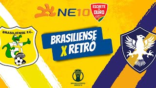 BRASILIENSE x RETRÃ” pelo CAMPEONATO BRASILEIRO DA SÃ‰RIE D com a RÃDIO JORNAL [upl. by Robyn922]