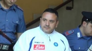 Aversa CE  Estorsioni 10 arresti contro il gruppo Venosa del clan dei casalesi live 050612 [upl. by Newsom910]