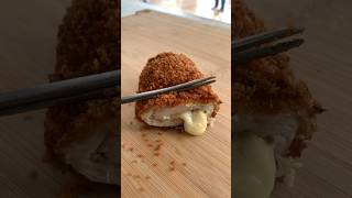 👩🏼‍🍳Recette  🍗Cordonbleu🧀 food recipe asmr satisfying cheese chicken eat recette fry [upl. by Subir]