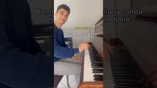 Realistico😅💎🎶 pianopianofortepianistaeinaudipianoshortscinabambinopianolesson [upl. by Audrye]