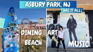 Asbury Park NJ  Tour of Boardwalk Beach amp Summer CARNIVAL [upl. by Ellekcim]