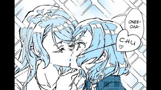 SayoHina Yuri Comic quotOne Kiss For Every Likequot Bandori Sister x Sister [upl. by Pearline]