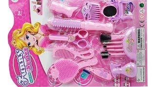 Unpacking Lovely Style Toy Makeup Set  Cute Baby Doll Beauty Set [upl. by Ayotnom]