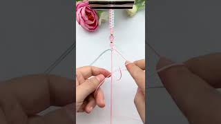 Girlfriend bracelets braiding skills sharing simple braiding bracelet tutorial handmade DIY [upl. by Federico]