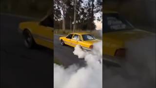 CRANKY VL Turbo automobile burnout drift australia burnoutcar commodore turbo skid car [upl. by Vieva]