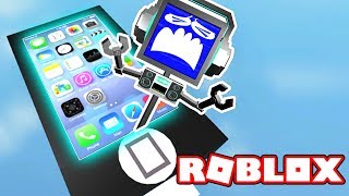 ESCAPE FROM THE IPHONE OBBY in Roblox ► Fandroid GAME [upl. by Narud]