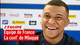 Équipe de France  Le show de Mbappé sur son avenir  quotTu vois un gars perturbé quot [upl. by Roosevelt]