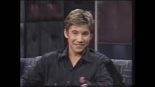 Jonathan Taylor Thomas on Late Night June 27 1997 [upl. by Sewel]