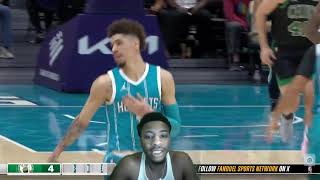 Celtics vs Hornets Full NBA Highlights Reaction [upl. by Fadiman332]