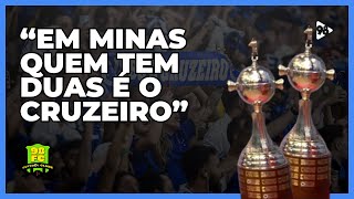 Comentarista CRUZEIRENSE leva TAÇA da LIBERTADORES para ZOAR ATLETICANOS [upl. by Ahcire]