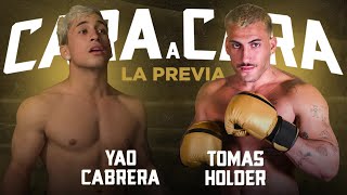 YAO CABRERA vs TOMAS HOLDER  CARA A CARA [upl. by Auhesoj]