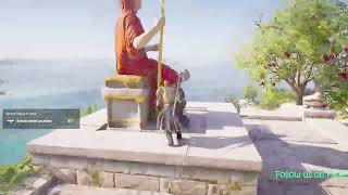 AC Odyssey Sacred Statue of Hera Samos Island Sync 436 [upl. by Ocnarf]