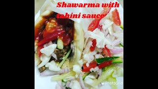 Arabic Shawarma with tahini saucechicken Shwarma with Tahini SauceGhar Ka zaika with Kiran [upl. by Ekyt514]