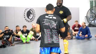 Saenchai amp Superlek Sparring vs 13 Guys in Pittsburgh  Yokkao Muay Thai Seminar USA Tour 2022 [upl. by Narej]