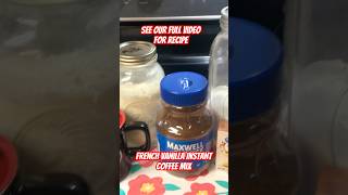 Homemade French Vanilla Instant Coffee Mix shorts short coffeemix [upl. by Digirb]