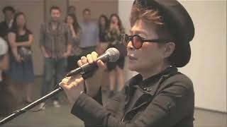 Yoko Ono sings quotWagon Wheelquot [upl. by Innig833]