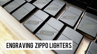 Engraving Zippo Lighters on My OMTech Fiber Laser [upl. by Aivlys291]