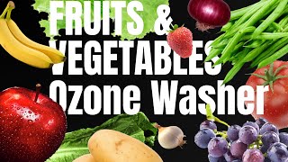 Chlorine Free Ozone Fruits and Vegetable washing  Integrated Ozone Washing For Fruits and Vegetable [upl. by Atikihs]