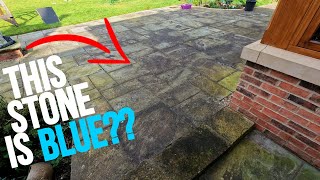 Unexpected Results When Cleaning This NASTY Patio  Partridge Exterior Cleaning [upl. by Gurango]