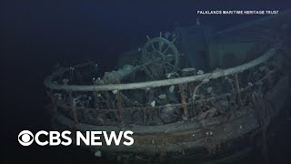 Shipwreck of Ernest Shackletons Endurance found off Antarctica [upl. by Drofniw]